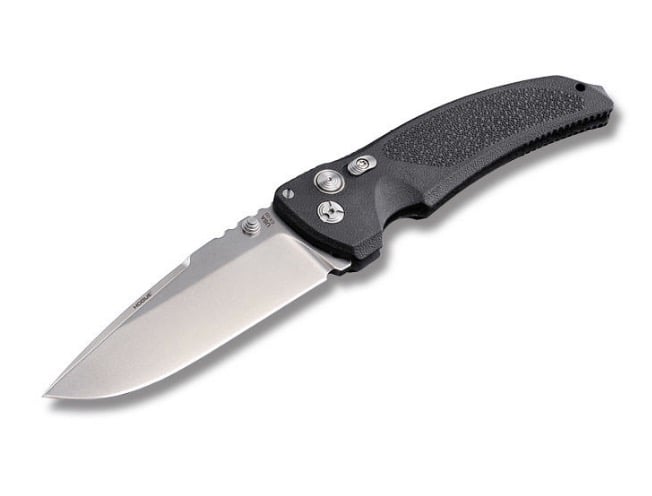 Hogue EX-03 Drop Point Folder with Black Glass Filled Polymer Handles and Stone-Tumbled Finish 154CM - $122.39 (Free S/H over $75, excl. ammo)
