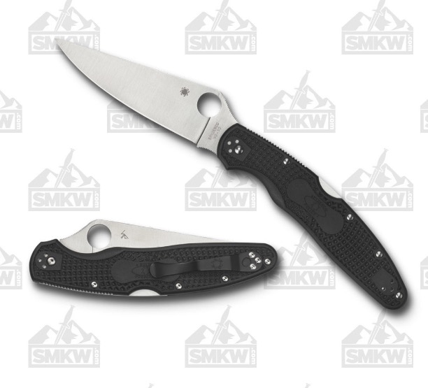 Spyderco Police 4 Lightweight VG-10 Black Blade Fiber Reinforced Nylon Handle - $122.5 (Free S/H over $75, excl. ammo)