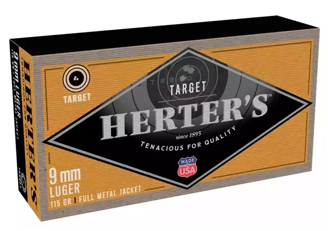 Herter's Target Handgun Ammo - .40 S&W - 180 Grain - 50 Rounds - $22.99 (Free S/H over $50)