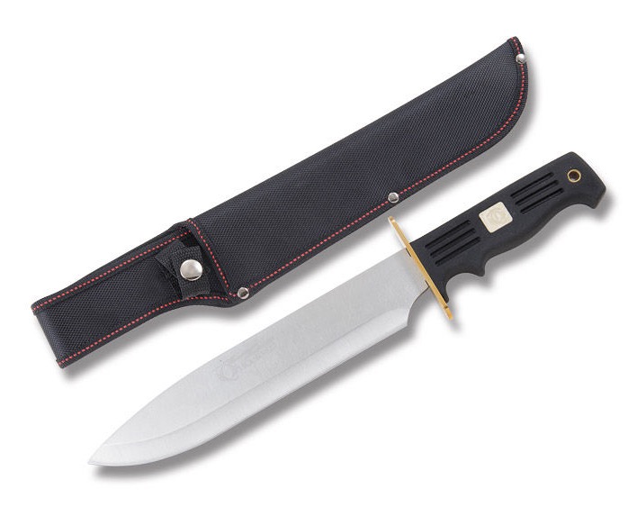 Frost Cutlery Quicksilver Bowie Stainless Steel Blade Rubberized Handle - $16.44 (Free S/H over $75, excl. ammo)