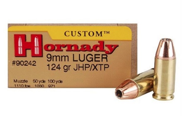 Hornady Custom 9mm 124 Grain XTP Jacketed Hollow Point 25 Rounds - $21.99