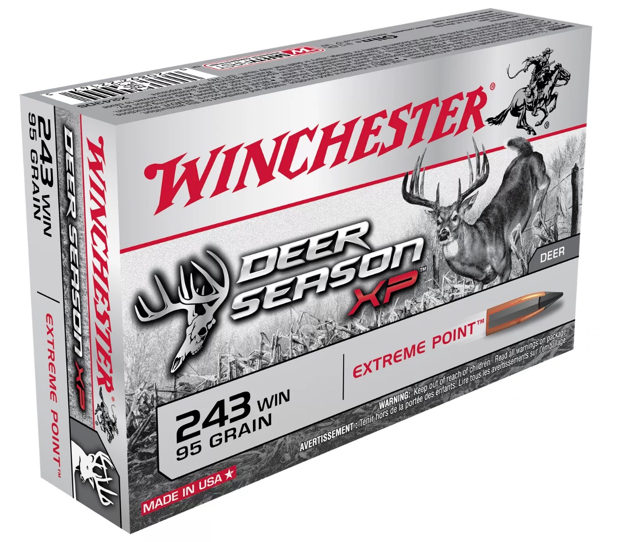 Winchester Deer Season XP .300 AAC Blackout 150 Grain Extreme Point 20 Rounds - $23.99 (Free S/H over $50)