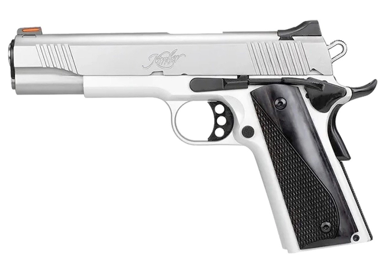 KIMBER Stainless LW Arctic 9mm 9+1 Gray Laminate Grips - $666.99 (Free S/H on Firearms)