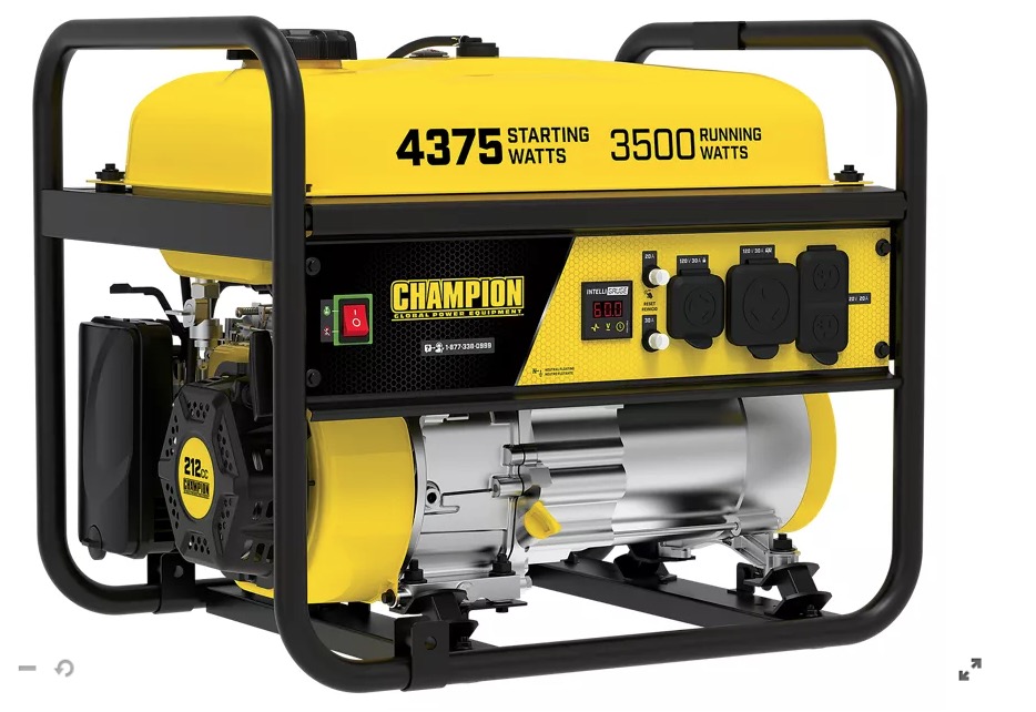 New! Champion Power Equipment 3,500W RV-Ready Portable Generator - 399.99 (Free Shipping over $50)