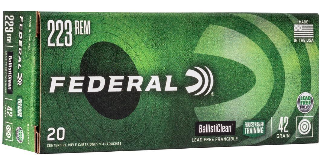 Federal Ballisticlean .223 Rem 42gr Frangible 20rds - $34.98 (Free S/H over $100)