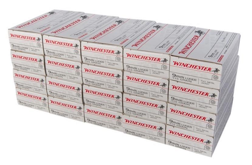 Winchester USA White Box Ammo 9mm 115Gr FMJ 1000 Rnd - $439.99 after code "MC3"