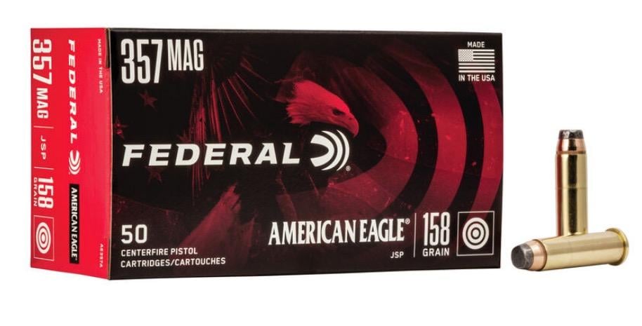 Federal 357 Mag 158Gr Jacketed Soft Point 50rd - $37.99
