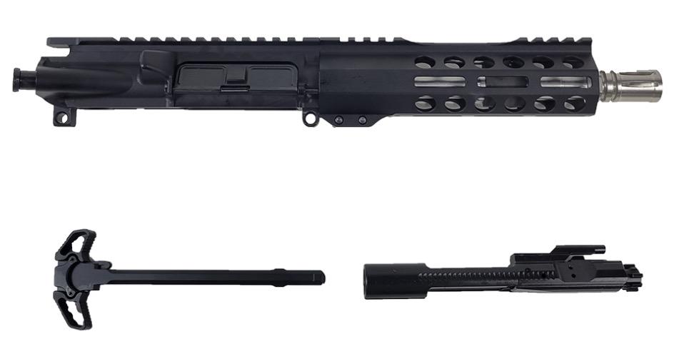 AR-15 Complete Upper Assembly 7.5" .223/5.56 SS Barrel 1:7 Twist Pistol Length Gas System 7" Handguard Forged - $266.99 after code "11off"