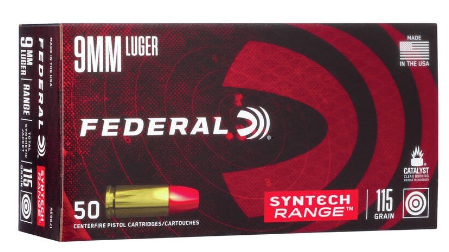Federal Ammo 9mm 115Gr Total Synthetic Jacket (TSJ) 50rd - $18.49