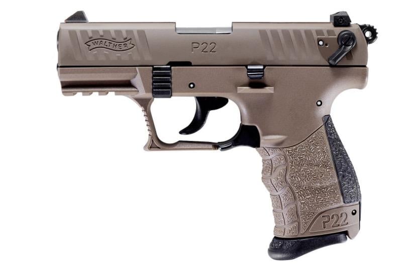 Walther Arms P22Q 22 LR 3.4" Barrel FDE 10rd - $317.99 (add to cart to get this price) (Free S/H on Firearms)