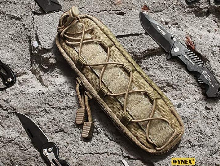 WYNEX Tactical Knife Sheath Bag Molle Flashlight Holster Pouch Utility Tool Pouches Case - $12.99 (Free S/H over $25)