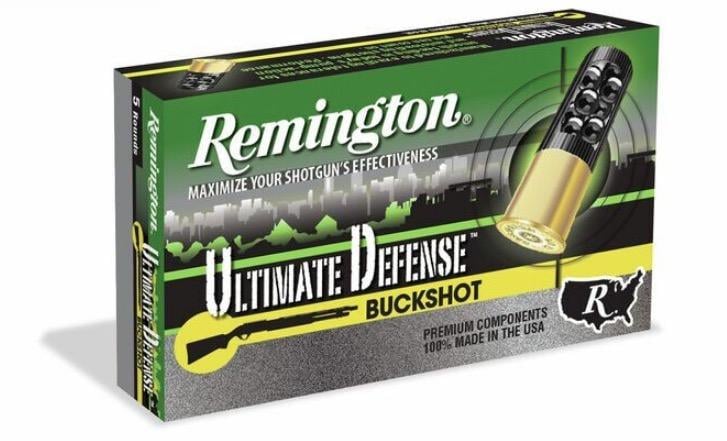 Remington Ultimate Defense 12 Gauge 3" 15 Pellets 00 Buck 5 Shells - $7.99