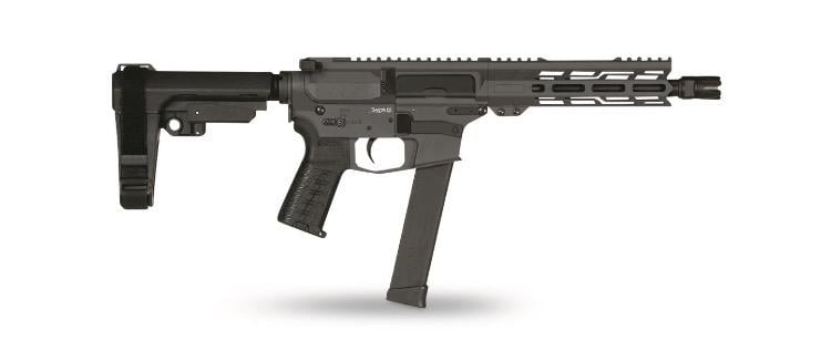 CMMG Banshee Mk10 AR-style Pistol Semi-auto 10mm 8" Barrel 30+1 Rds Sniper Gray Glock Mags - $1471.49 after code "ULTIMATE20" (All Club Orders $49+ Ship FREE!)