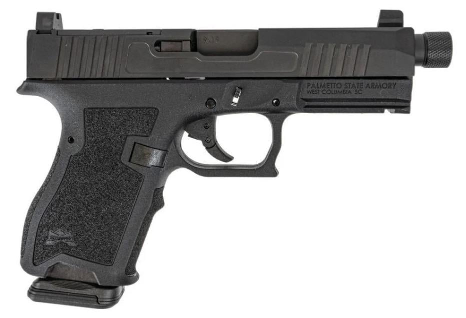BLEM PSA Dagger Compact 9mm RMR Pistol with Threaded Barrel, Black DLC - $299.99