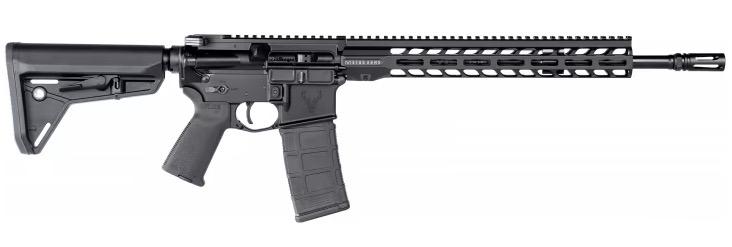 Stag Arms Stag 15 Tactical 5.56x45mm NATO 16" Barrel, 30+1 Optic Ready, Overall Black, Magpul Stock & MOE Grip - $799.99