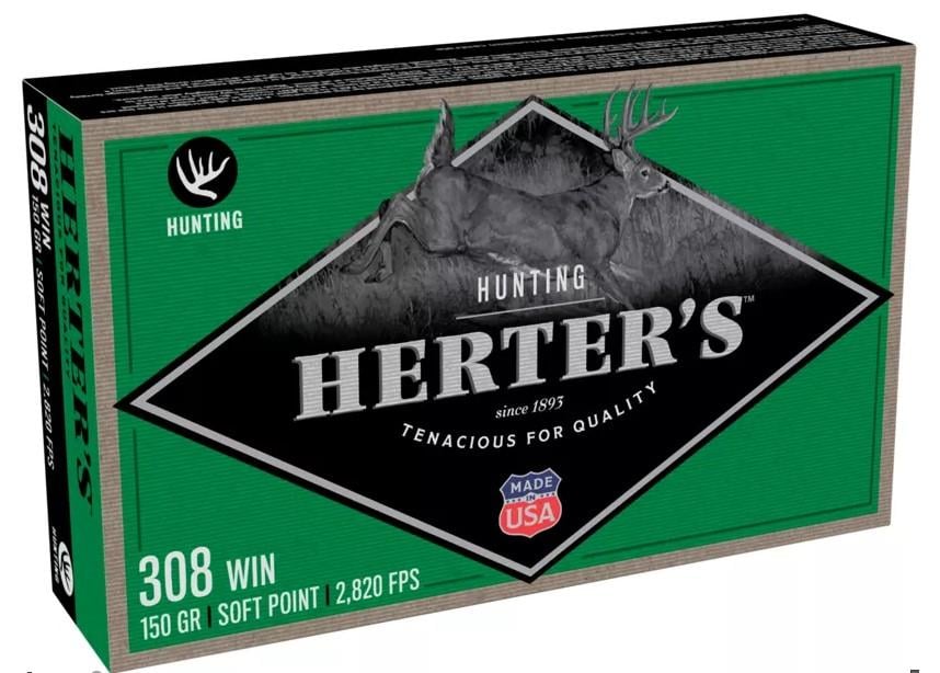 Herter's Hunting Rifle Ammo - .22-250 Remington - 55 Grain - Softpoint - 20 Rounds - $24.99 (Free S/H over $50)