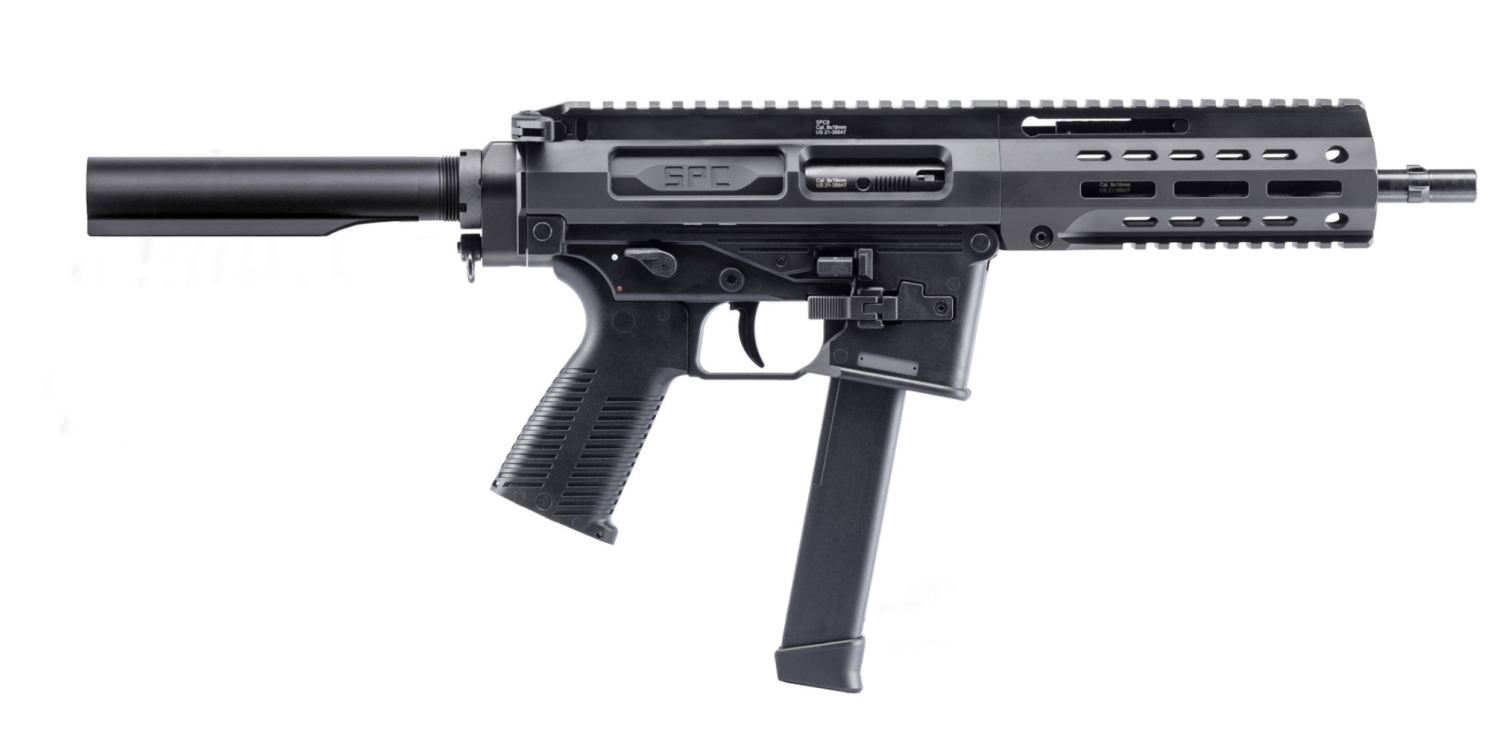 B&T USA SPC9 9mm 9.1" 33rd Pistol Black - $2272.17 (Free S/H on Firearms)