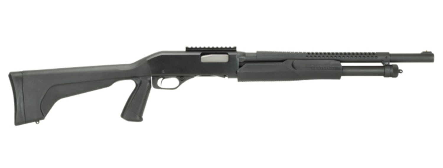 Stevens 320 Security 12Ga 18.50" 5+1 3" Matte Black Matte Black Fixed w/Pistol Grip Stock Ambidextrous Hand - $152.99