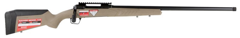 Savage 110 Tactical Desert Matte Black 6mm Creedmoor 26-inch 10Rds Threaded...