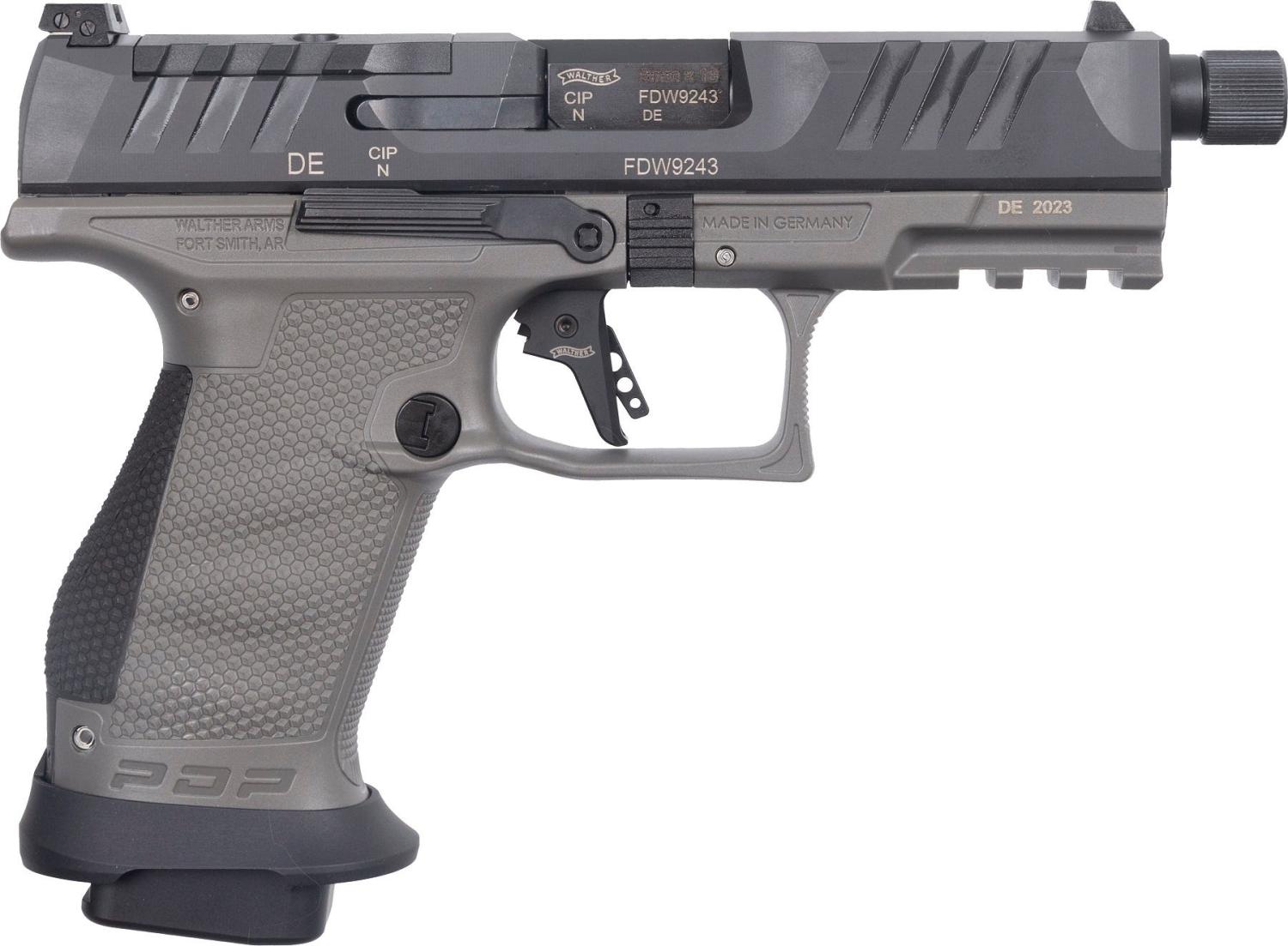 Walther PDP Pro SD Compact Grey 9mm 4.6" Barrel 18-Rounds 3 Mags - $699.99 (E-Mail Price)