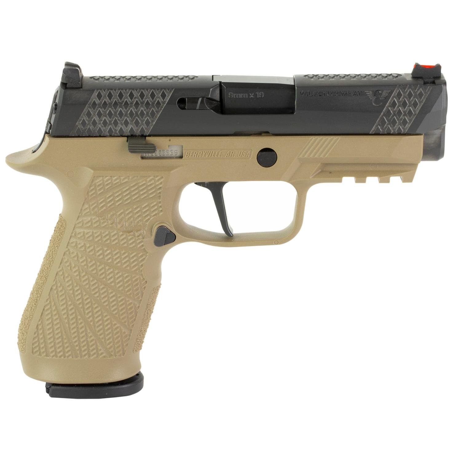 Wilson Combat WCP320 Carry Tan/Black 9mm 3.9" Barrel 17-Rounds - $1510.99 ($7.99 S/H on Firearms)