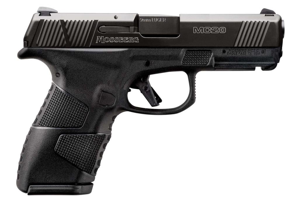 Mossberg 89012 MC-2 Compact 9mm Luger 3.90" 15+1 13+1 Matte Black Black Stainless Steel DLC Slide Black Polymer Grip - $366.99