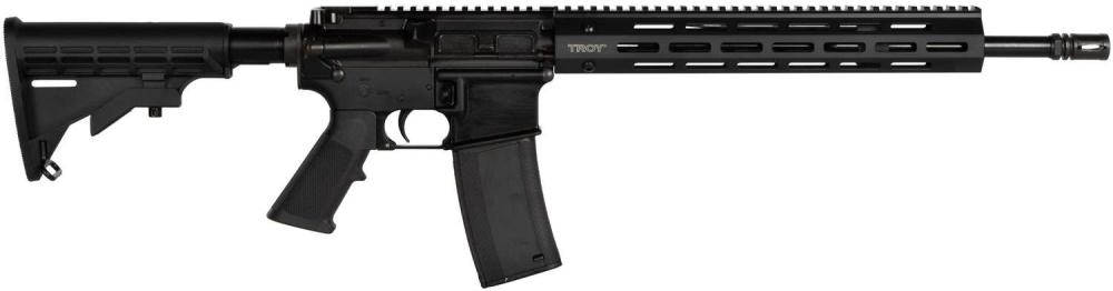 Troy Ind SCARCA316BT19 SPC-A3 5.56x45mm NATO 16" 30+1 Black Hard Coat Anodized M4 Type Adjustable Stock - $737.85 