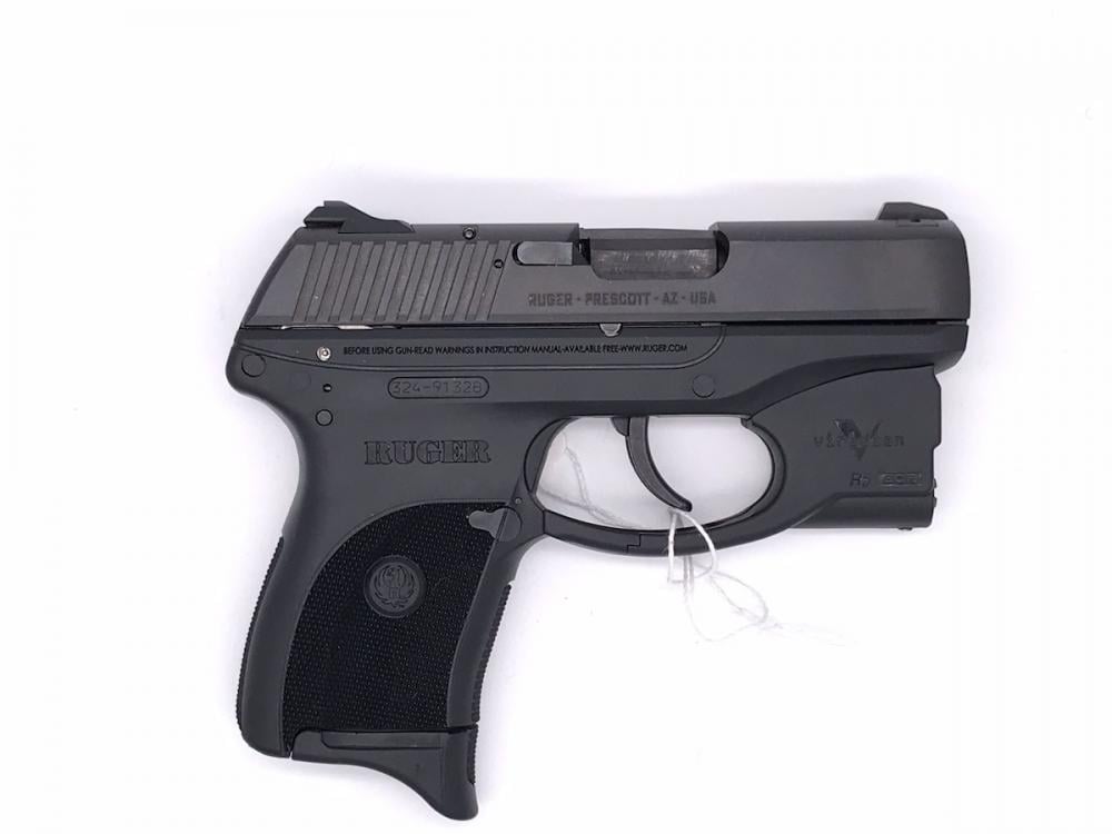 USED Ruger LC9 w/Viridian Green Laser & Holster 9mm, 3.12. 