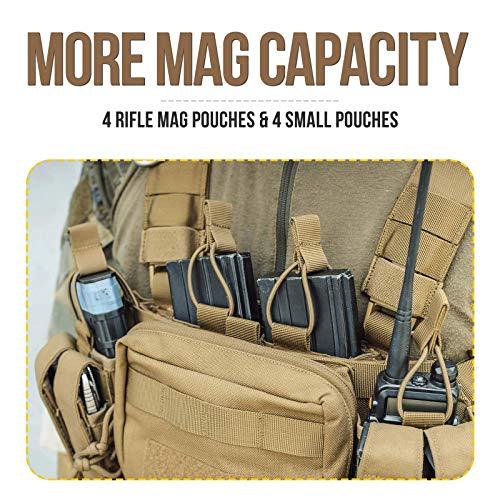 VISMIX Tactical Chest Rig, Adjustable & Detachable with Magazine Pouch ...