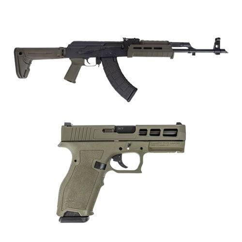 PSA AK-47 GF3 Forged "MOEkov" Rifle & PSA Dagger Full Size S 9mm Pistol - $899.99 + Free Shipping