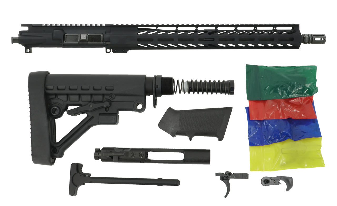 Always Armed 16" 7.62x39 Rifle Build Kit - Black Anodized - $399