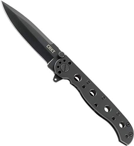 CRKT EDC Folding Pocket Knife: Everyday Carry, Black Blade, Frame Lock, Stainless Steel Handle, Reversible - $17.95 (Free S/H over $25)