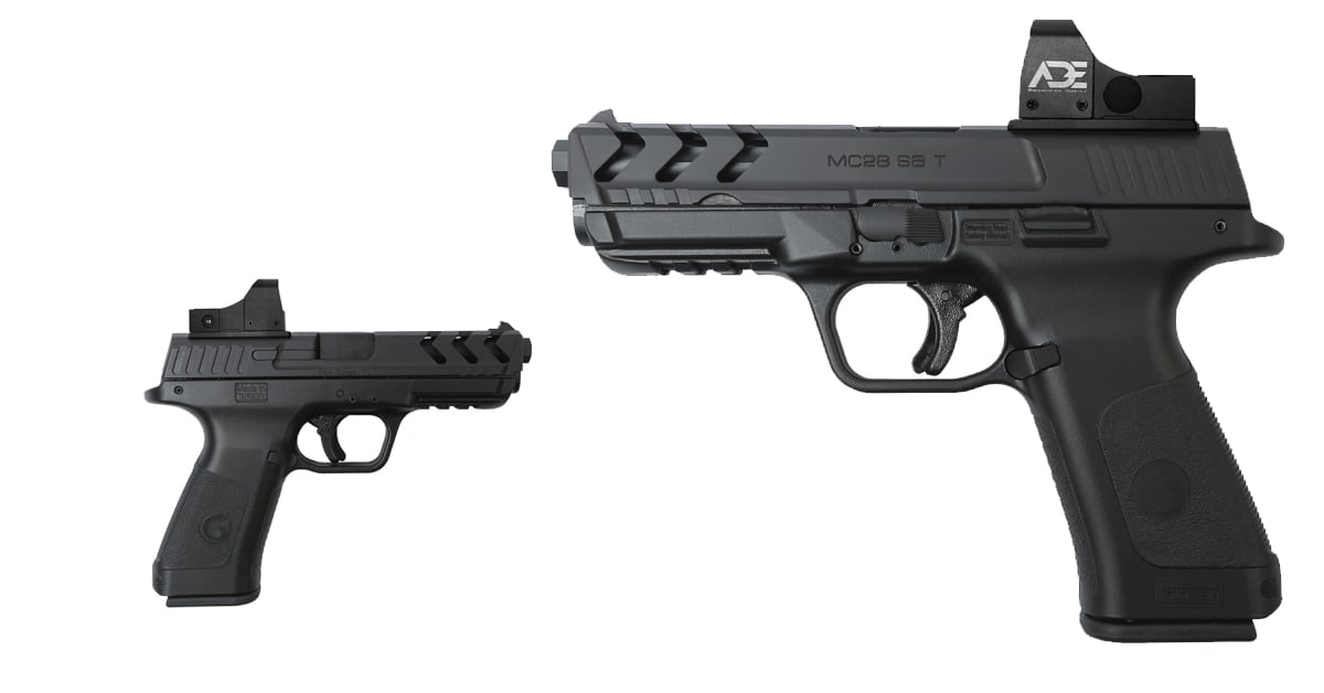 MKE Firearms 390130 Girsan MC28SA ADJ. Sight, 9mm, Striker Fired Pistol W/Optic - 15 Round Black Polymer Frame. - $429.99 