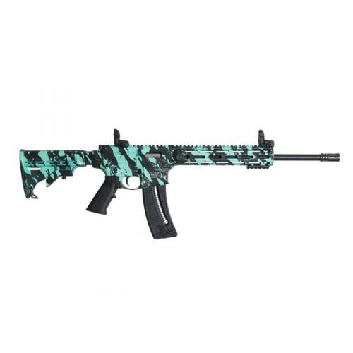 SMITH & WESSON M&P15-22 Sport 22 LR Robins Egg Blue 16.5" 25rd - $472.99 (Free S/H on Firearms)