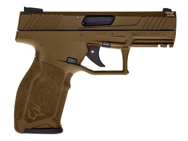 Taurus TX22 .22 LR Pistol, Midnight Bronze - 1-TX2214LL - $289.99 