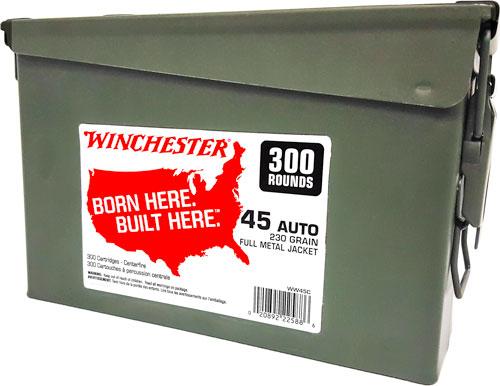 WINCHESTER 45 ACP 600RD 230GR FMJ RN (2x 300 cases) - $339.99