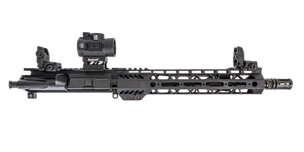 PSA 11.5" 5.56 1/7 Phosphate 10.5" M-lok Upper - With MBUS Sight Set and Bushnell TRS-26 Red Dot - $329.99 + Free Shipping