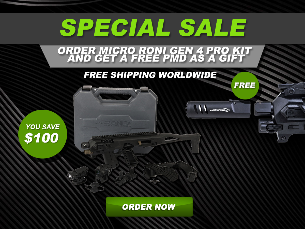 Micro Roni Gen 4 PRO Kit CAA Gearup PDW Converter Pro Kit + FREE PMD - $659.95
