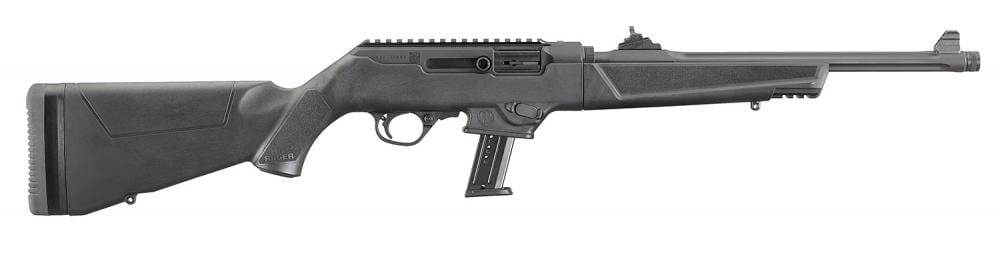 RUGER PC Carbine 9mm 16.1in Black 17rd - $539.99 (Free S/H on Firearms)