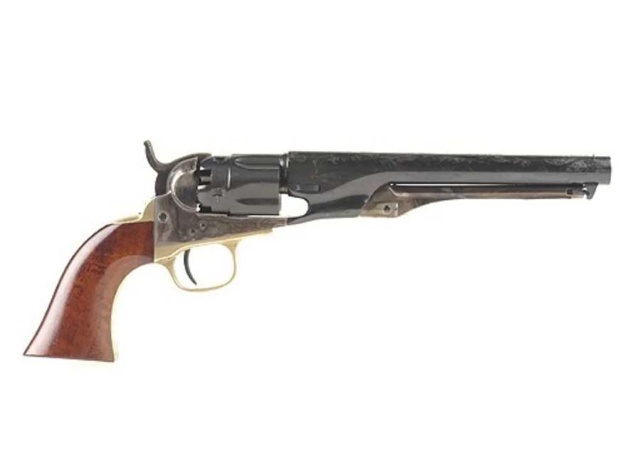 Uberti 1862 Police Black Powder Revolver 36 Caliber Steel Frame Blue - $349.99