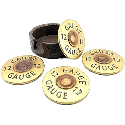 12 Gauge Shotgun Shell Coasters