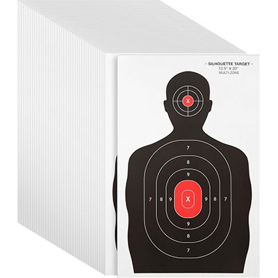 Juvale Paper Shooting Targets