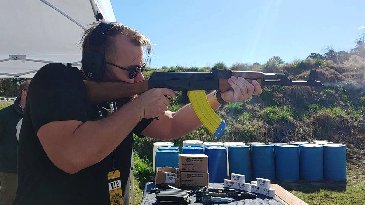 Century Arms VSKA at the range