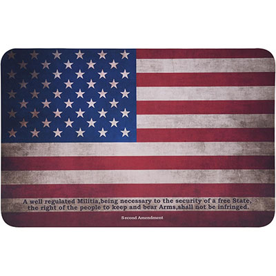 Vintage Flag Gun Cleaning Mat