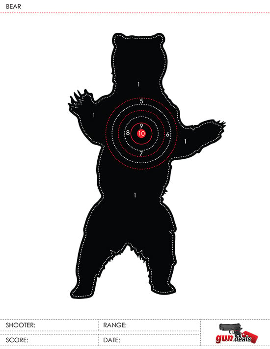 gun.deals bear sight-in target