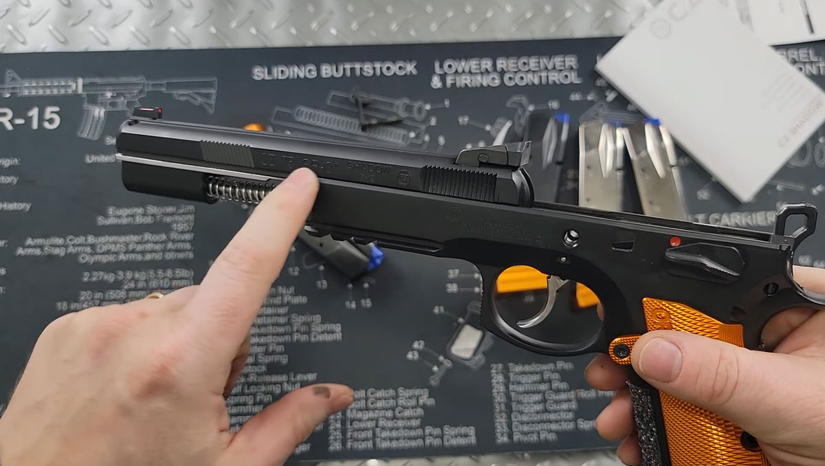 CZ Shadow SP01 Rails