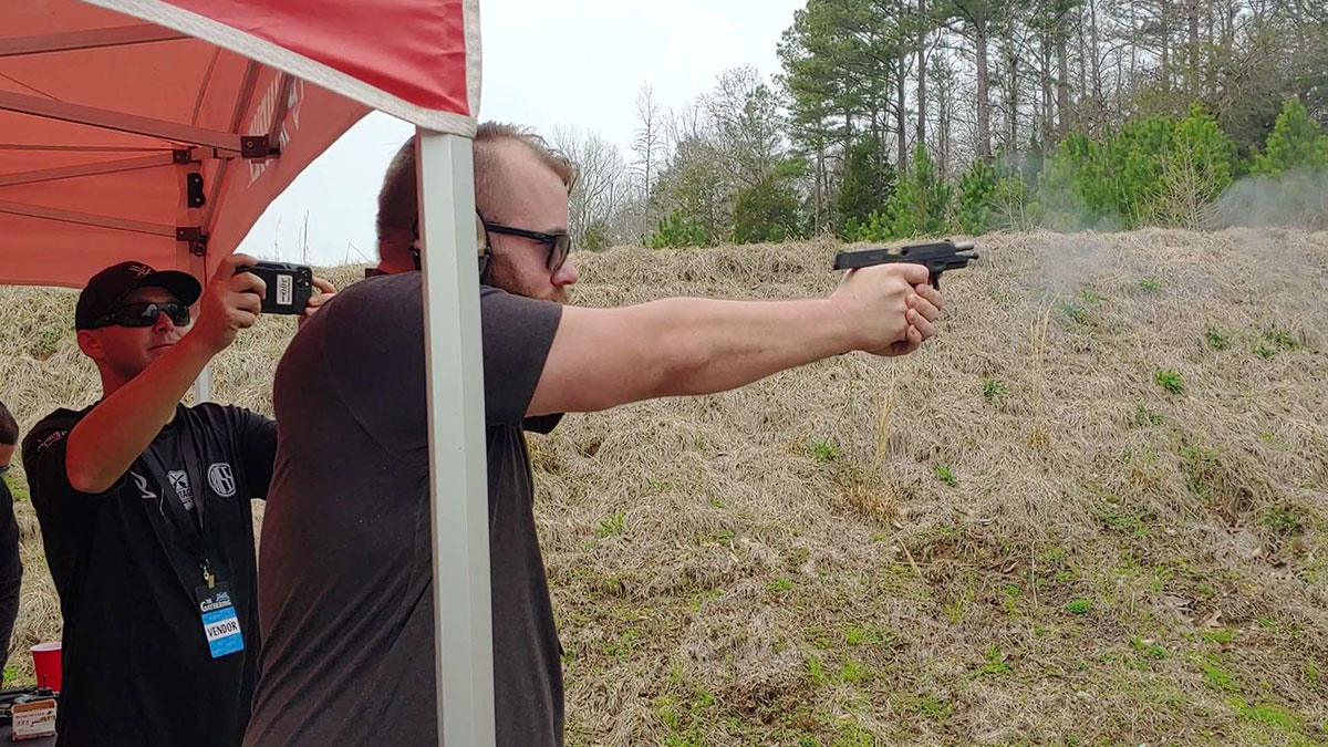 Taurus G3XL Pistol Shooting at the Range