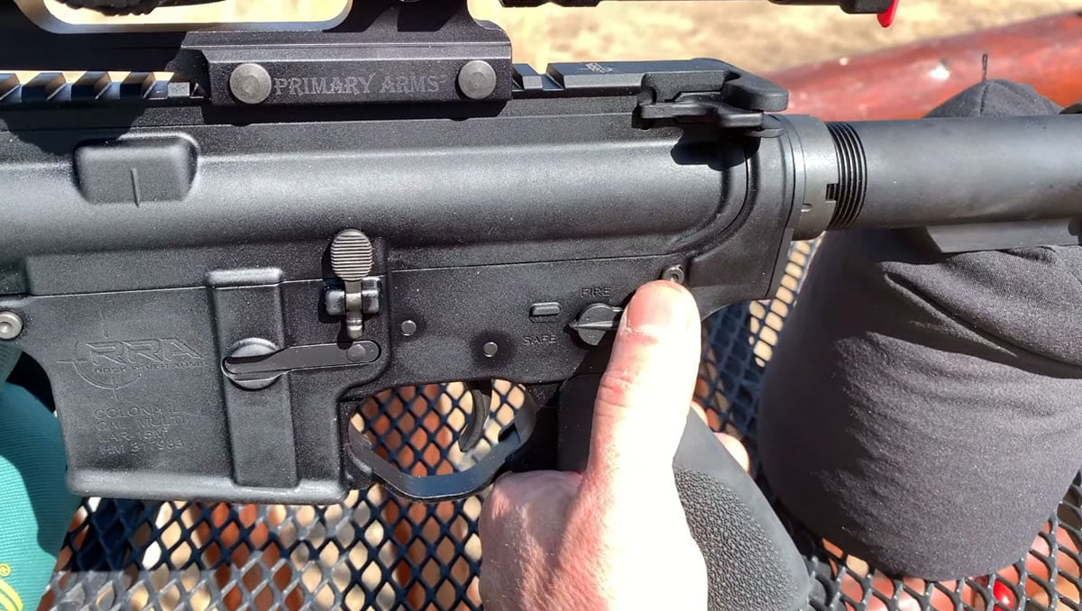Rock River Arms R3 Competition Rifle Safety