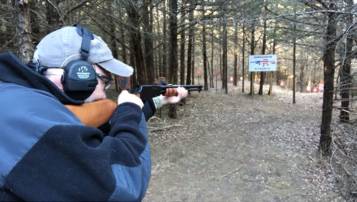 Shooting 22LR Pump Action