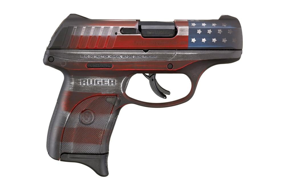 Ruger EC9s 9mm Striker-Fired Pistol with Battleworn Flag Cerakote Finish - $329.99 (Free S/H on Firearms)